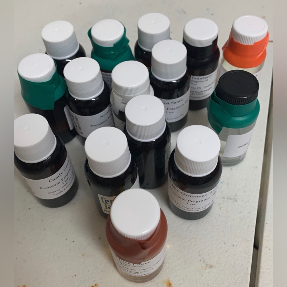 Christmas Fragrance Oils for soap making, candle making and lotion making